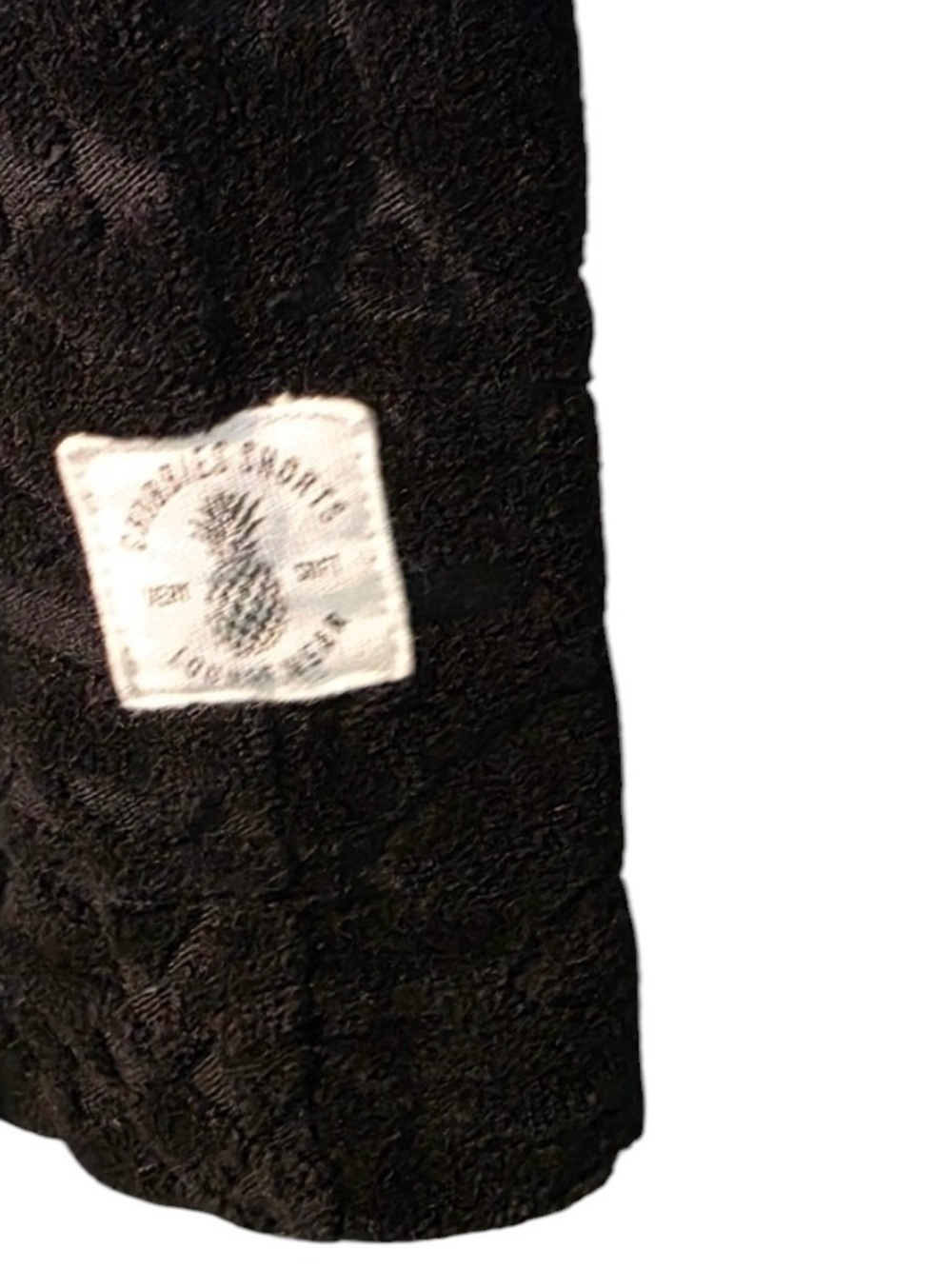 Chubbies Aztec Black Velour 5.5” Schwort Lounge Shorts Size Small - Picture 4 of 7